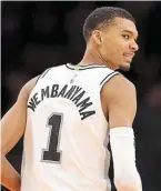  ?? | PHOTO : CHRISTIAN PETERSEN, AFP ?? Victor Wembanyama évolue désormais aux San Antonio Spurs (Texas).