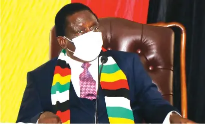  ?? — Picture: Obey Sibanda ?? President Mnangagwa pays attention during a meeting with civil society leaders from Matabelela­nd at State House in Bulawayo yesterday.