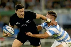  ?? PHOTO: DANIEL JAYO/GETTY IMAGES ?? Scoring a try made it an almost perfect test debut for new All Black David Havili.