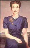  ?? ?? Portrait of Wallis Simpson