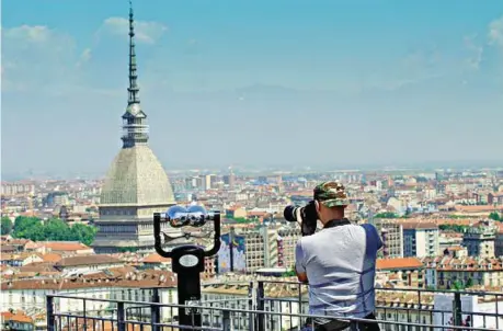  ?? ?? Belvedere Il territorio dell’atl di Turismo Torino e Provincia ha registrato oltre 2 milioni e 700 mila arrivi e più di 7 milioni di presenze nel corso del 2023