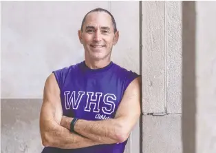  ?? DAVE SIDAWAY ?? “I'm petrified that I'm going to get (COVID-19),” says Jeff Kosow, who teaches physical education and leadership at Westmount High School. “I'm an asthmatic. I have my pump with me all the time.”