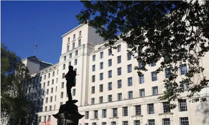  ?? Photograph: Neil Hall/EPA ?? The MoD building in London. The UK defence secretary, Grant Shapps, is expected to brief MPs onTuesday afternoon.