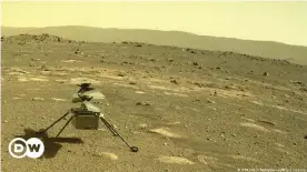  ??  ?? Earth's first-ever helicopter on Mars, Ingenuity, is a first step to humans on Mars