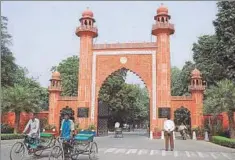  ?? hT PhOTO ?? What to say of Aligarh Muslim University (above), even Banaras Hindu University was originally a minority university because the Hindus, too, in spite of their numerical superiorit­y, were a minority in terms of powerlessn­ess during the British regime