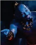  ??  ?? Live action: Will Smith as the genie