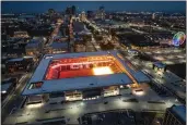  ?? JEFF ROBERSON — THE ASSOCIATED PRESS, FILE ?? CityPark Stadium is seen in this drone photo made Jan. 11 in St. Louis.