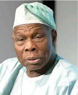  ??  ?? Obasanjo