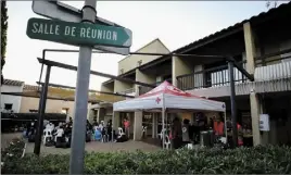  ?? (Photo Luc Boutria) ?? Transformé en zone d’attente temporaire le 11 novembre pour accueillir les passagers de l’ocean Viking, le centre de vacances de la presqu’île de Giens est de nouveau vide.