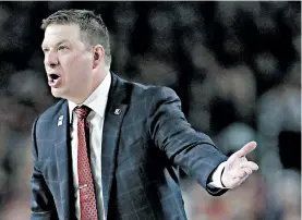  ?? JEFF ROBERSON/AP ?? Chris Beard coached Texas Tech to the Elite Eight last season and now has the program in its first national championsh­ip game.