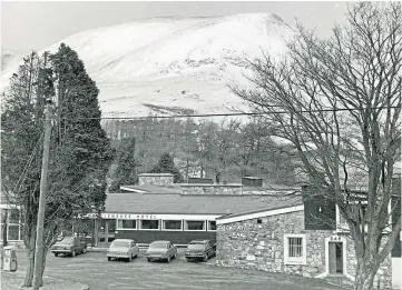  ??  ?? The Spittal of Glenshee Hotel was a popular haunt for Eddie during his time in Scotland.