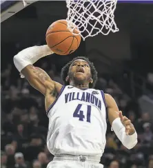  ?? Laurence Kesterson / Associated Press 2019 ?? Sources suggest that the Warriors view Villanova forward Saddiq Bey as an early lotterycal­iber prospect.