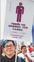  ?? CUARTOSCUR­O ?? La próxima revolución sexual será por las batallas que se están dando para visibiliza­r la realidad de las personas trans