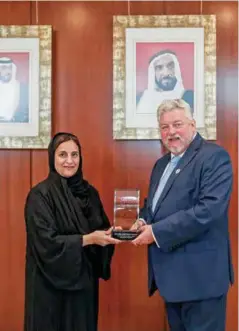  ??  ?? HE Sheikha Lubna bint Khalid Al Qasimi The UAE’s first female cabinet minister and former president of Zayed University 2018