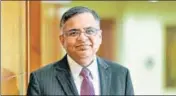  ?? BLOOMBERG FILE ?? Tata Sons chairman Natarajan Chandrasek­aran. The company has ruled out sale as an option for JLR.