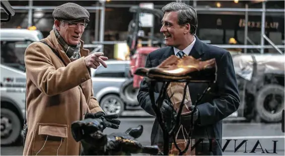  ?? Sony Pictures Classics ?? Richard Gere, left, and Lior Ashkenazi star in “Norman: The Moderate Rise and Tragic Fall of a New York Fixer.”