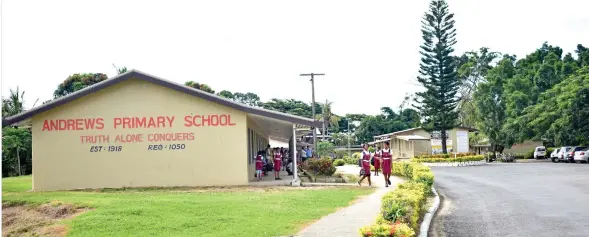  ?? Photo: Litia Tikomailep­anoni ?? Andrews Primary School in Nadi.