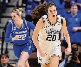  ?? Jessica Hill/Associated Press ?? Villanova’s Maddy Siegrist says she remains undecided about the WNBA after this season despite being a projected lottery pick.