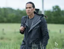  ?? Ken Woroner, Universal Pictures ?? Michael Greyeyes in “Firestarte­r.”