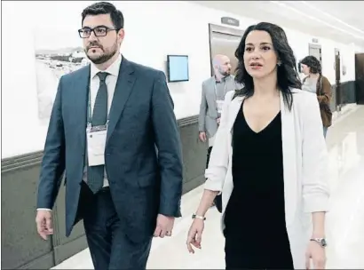  ?? ANDREA ZAMORANO / ACN ?? La líder de Ciudadanos, Inés Arrimadas, ayer en Sitges en las jornadas del Cercle d’Ecomomia