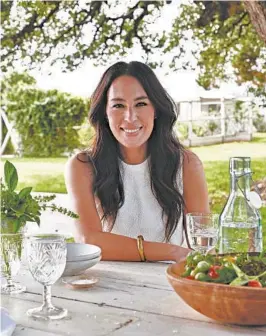  ?? AMY NEUNSINGER/THE NEW YORK TIMES ?? “I had to get off social media for a while, so I made a full Texas dinner,” says Joanna Gaines of cooking during quarantine. “It took three hours to make and it was gone in 10 minutes.”