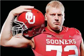  ?? [PHOTO BY BRYAN TERRY, THE OKLAHOMAN] ?? Oklahoma’s Ben Powers had strong words about Kansas State at Big 12 Media Days in July but was more measured in his words this week as the Sooners prepare to face the Wildcats.