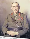  ??  ?? War is over: Lt Col Dobbie, who wrote the telegram marking the Armistice, was an inspiratio­n to grandson Ian Dobbie, below