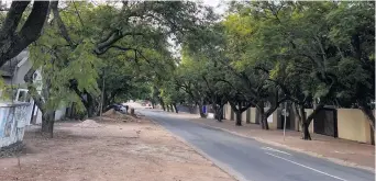  ?? ?? Polokwane Observer visits the lonely Voortrekke­r Street in which two women were kidnapped on Saturday.