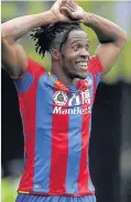  ??  ?? Former Red Wilfried Zaha