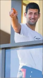  ??  ?? Djokovic, en su hotel de Adelaida.