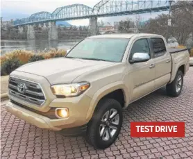  ?? STAFF PHOTO BY MARK KENNEDY ?? The 2018 Toyota Tacoma is a popular pickup that holds its value extremely well.