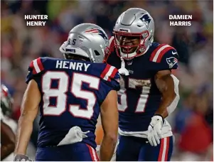  ?? ?? HUNTER HENRY
DAMIEN HARRIS