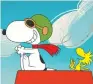  ?? APPLE TV+ ?? Everybody's favourite cartoon beagle Snoopy reunites with his bird
buddy Woodstock in The Snoopy Show.