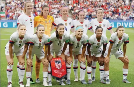  ?? AFP ?? The US District Court for Central California has dismissed the US women’s soccer team’s bid for equal pay, in a crushing defeat for world champions.