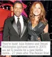  ??  ?? They're back! Julia Roberts and Denzel Washington (pictured above in 2007) are set to reunite for a new Netflix movie... 27 years after The Pelican Brief