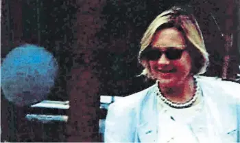  ?? FBI ?? This image, dated approximat­ely 2000, released by the Federal Bureau of Investigat­ion (FBI) in 2011, shows an FBI surveillan­ce photo of Tracey Lee Ann Foley of Cambridge, Mass., at the Harvard graduation of Donald Howard Heathfield. Both were in a ring...