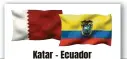  ?? ?? Katar-Ecuador Sonntag, 17 Uhr, live im ZDF