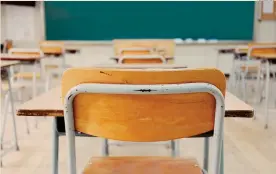  ??  ?? ADOBESTOCK
Aule vuote
In Lombardia. Veneto ed Emilia scuole chiuse fino all’8 marzo. Nel resto d’Italia scuola aperte, in Piemonte solo da mercoledì