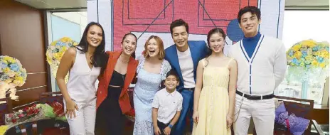  ?? By honey orioesCull­Ar ?? Angelica Panganiban with costars (from left) Isabelle Daza, Maxene Magalona, JJ Quilantang, Zanjoe Marudo, Kisses Delavin and Donny Pangilinan