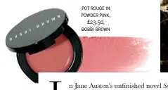  ??  ?? pot rouge in powder pink, £23.50, bobbi brown