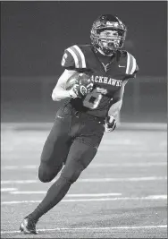  ?? FILE PHOTO ?? Pea Ridge rising senior Drew Winn races for a touchdown against Hamburg in the 2016 Class 4A state quarterfin­als at Blackhawks Stadium. Pea Ridge will open the season against Hamburg at 5:30 p.m. on Monday, Aug. 28 in the Hooten’s Kickoff Classic at...