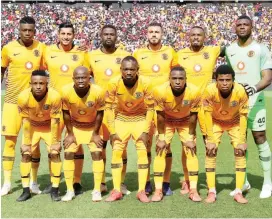  ??  ?? Kaizer Chiefs team picture. /BackpagePi­x