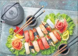  ?? PHOTOS: ISTOCK ?? Few cuisines in the world are presented as beautifull­y as Japanese food