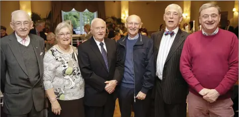  ??  ?? Fr John Wall with his family: Michael, Marie, Vincent, Finbarr and Noel.