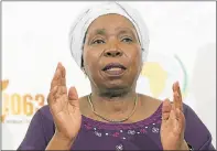  ?? Picture: AFP ?? HOT SEAT: Speculatio­n has intensifie­d that former African Union Commission head Nkosazana Dlamini-Zuma will be appointed to the cabinet