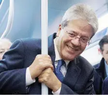  ?? La Presse ?? Affari correnti Il presidente del Consiglio, Paolo Gentiloni