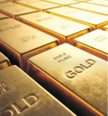  ??  ?? Demand for gold remains strong from jewelry makers, industry and bullion buyers. As well, demand is high in India and China.