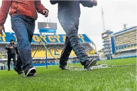  ?? MARCELO CARROLL ?? Anegado. La lluvia torrencial frustró la ida de este final.