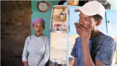  ?? Agency (ANA) African News ?? SIBLINGS Shaun and Carron Stouterd speak about the loss of their mother, Hanna Stouterd, who was killed in a truck accident on the N1 on April 7. | PHANDO JIKELO