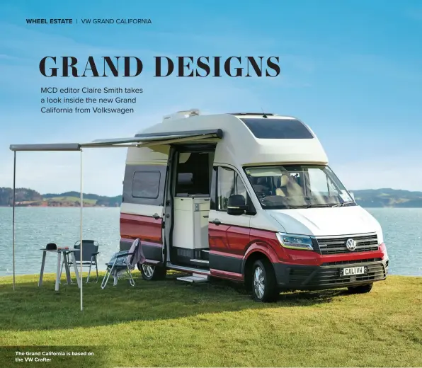  ??  ?? The Grand California is based on the VW Crafter